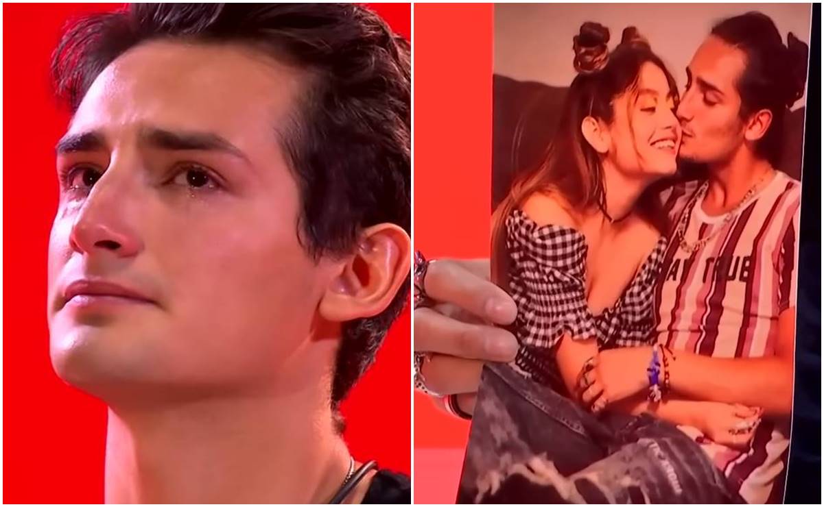 Emilio Osorio rompe en llanto al ver una foto con Karol Sevilla en "La casa de los famosos"