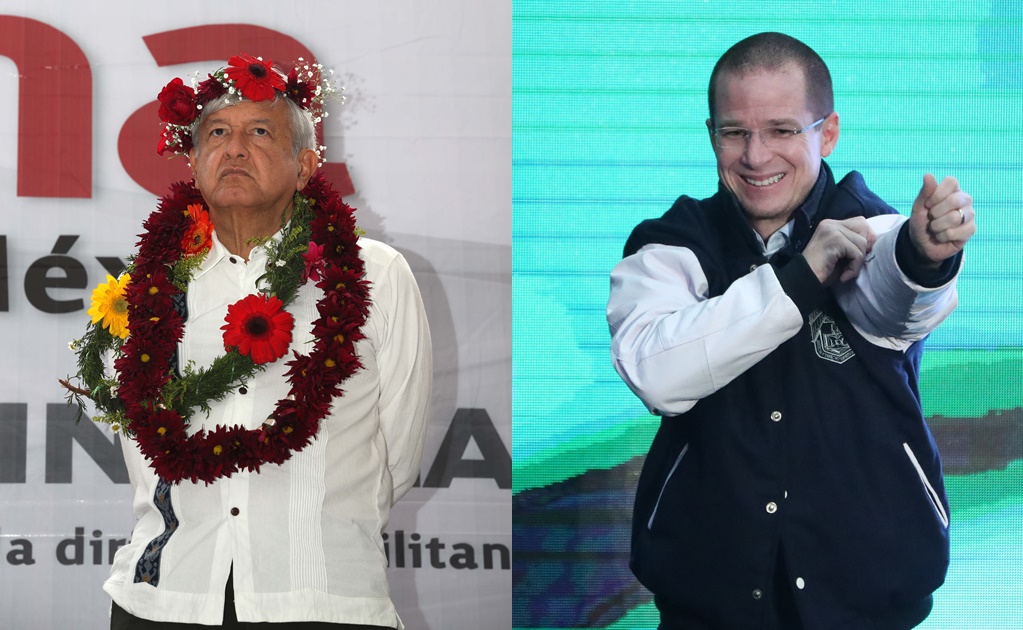 AMLO y Ricardo Anaya hacen precampaña en Sinaloa