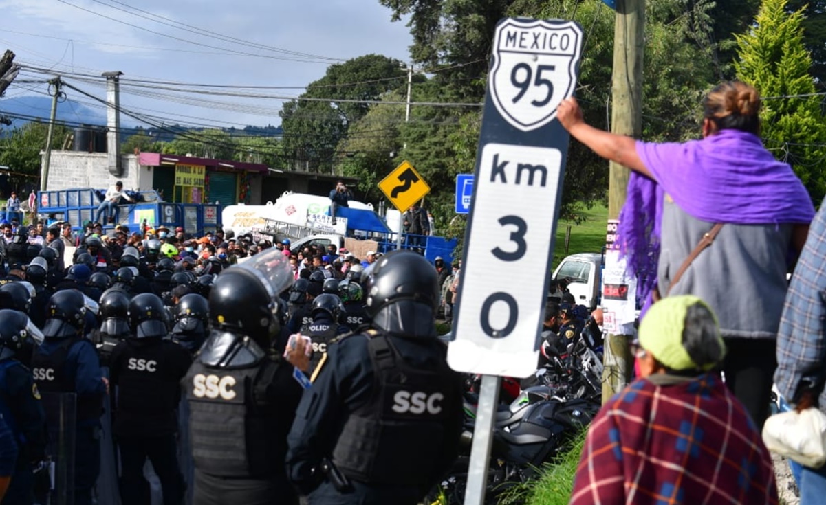 Pobladores liberan carretera México-Cuernavaca tras más de 24 horas de bloqueo