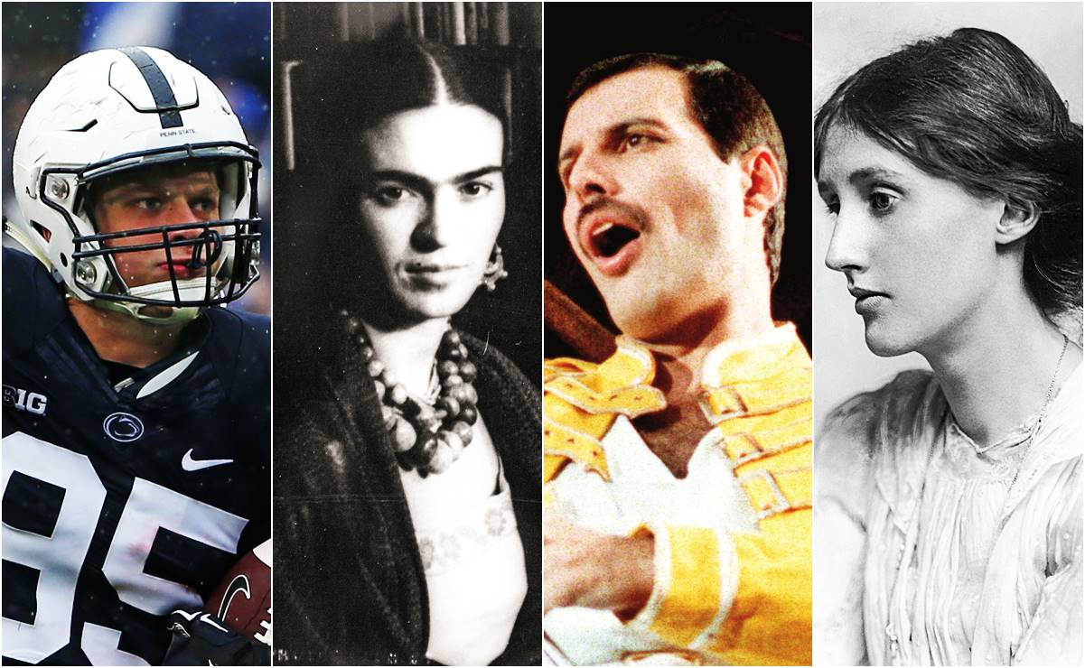 Freddie Mercury, Virginia Woolf, Frida Kahlo, Carl Nassib, alguna de las personalidades LGBT+ más influyentes de la historia
