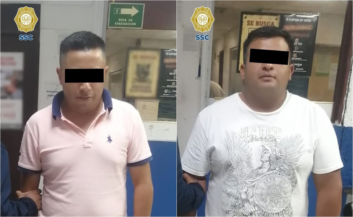 Policía detiene a dos presuntos montachoques en Álvaro Obregón  