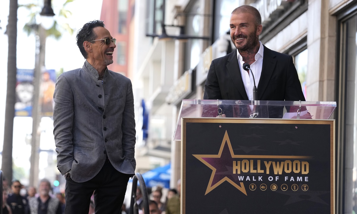 Marc Anthony recibe su estrella en el paseo de la fama de Hollywood