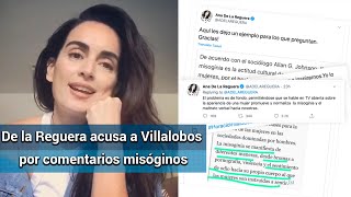 Ana de la Reguera va contra Villalobos por "misoginia"