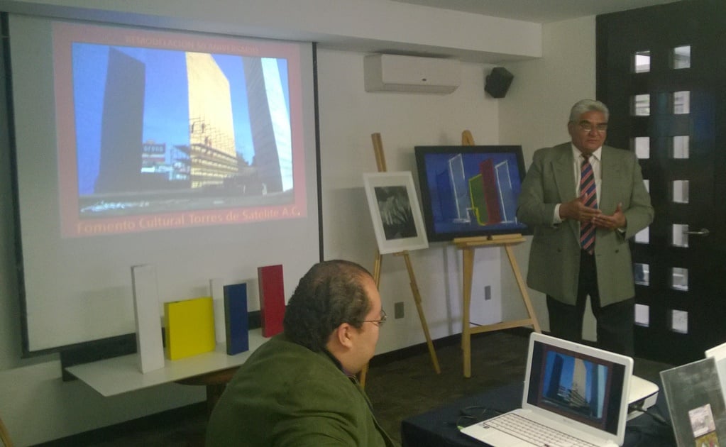 Habitantes preparan iluminación de las Torres de Satélite por 60 aniversario