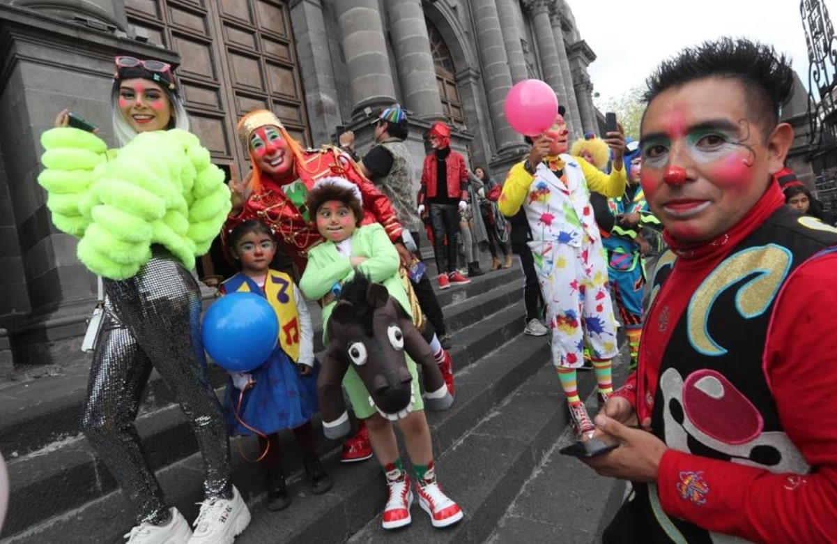 Día del Payaso: Recorren las calles de Toluca para celebrar; "buscamos mantener el oficio" 