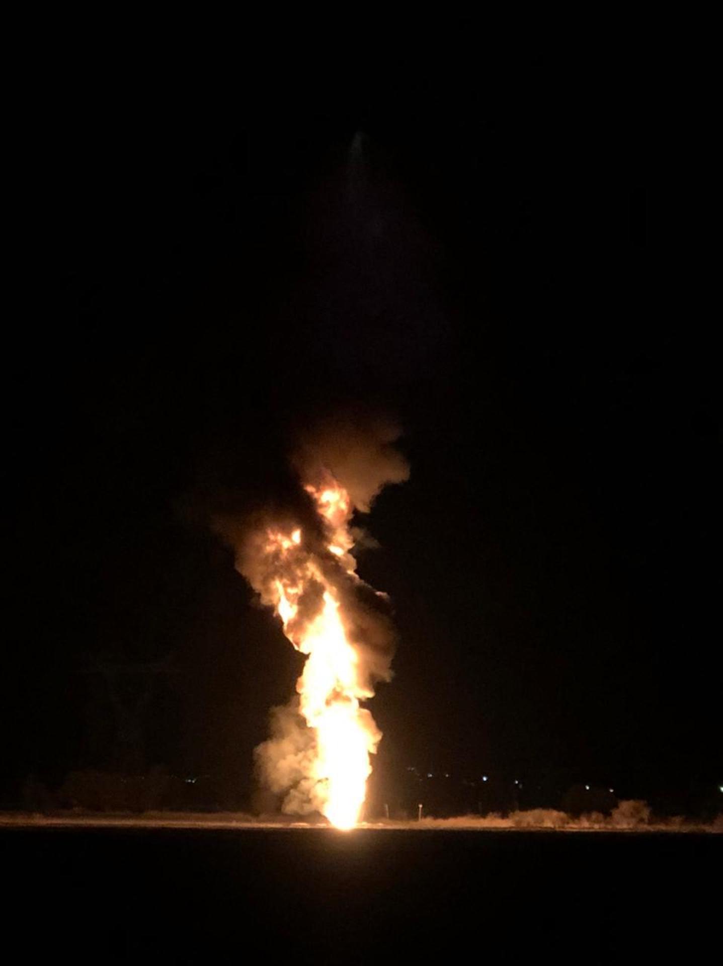 Un ducto de Pemex se incendia en las inmediaciones de  la autopista México – Querétaro