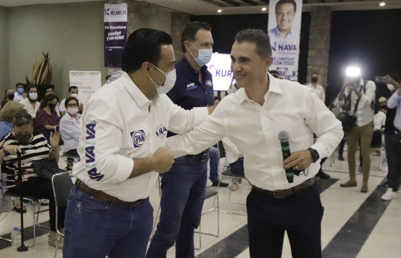 Luis Nava y Adolfo Ríos se reencuentran tres años después apoyando al PAN