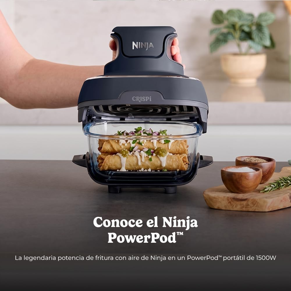 Ninja Crispi Freidora de Aire Vidrio 4 en 1 - Foto 1