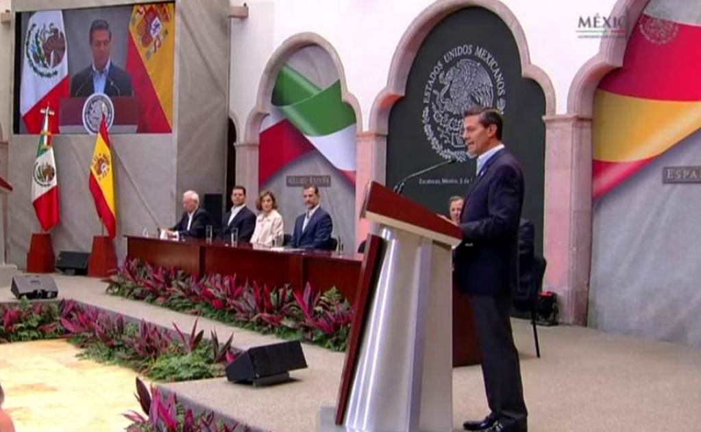EPN y Felipe VI resaltan fortalezas México-España