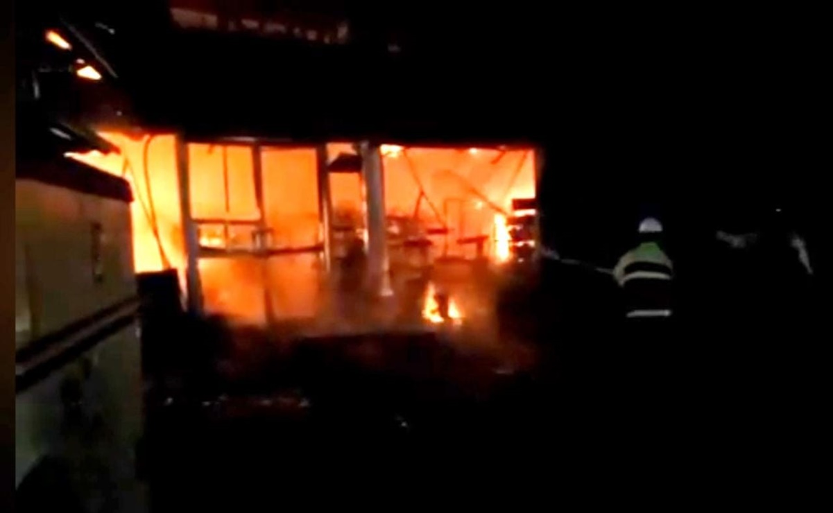 Incendian tienda OXXO en Ojocaliente, Zacatecas
