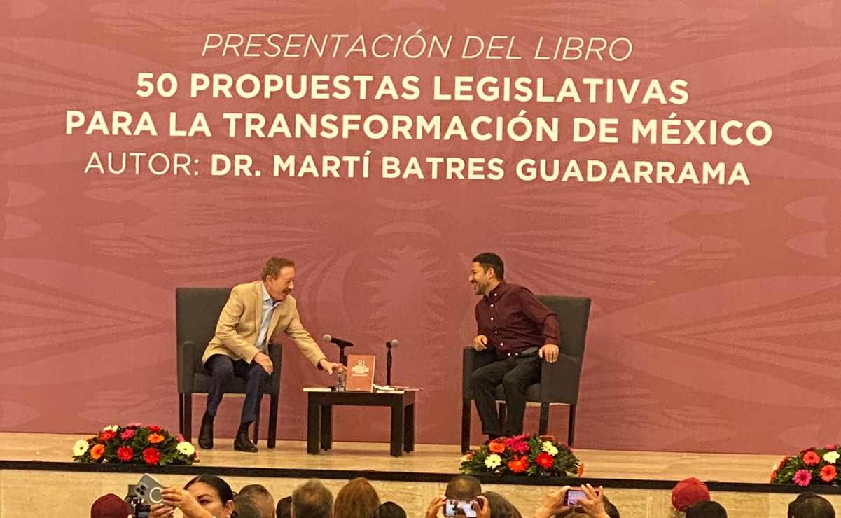 Martí Batres presenta libro: 50 Propuestas Legislativas para la Transformación de México