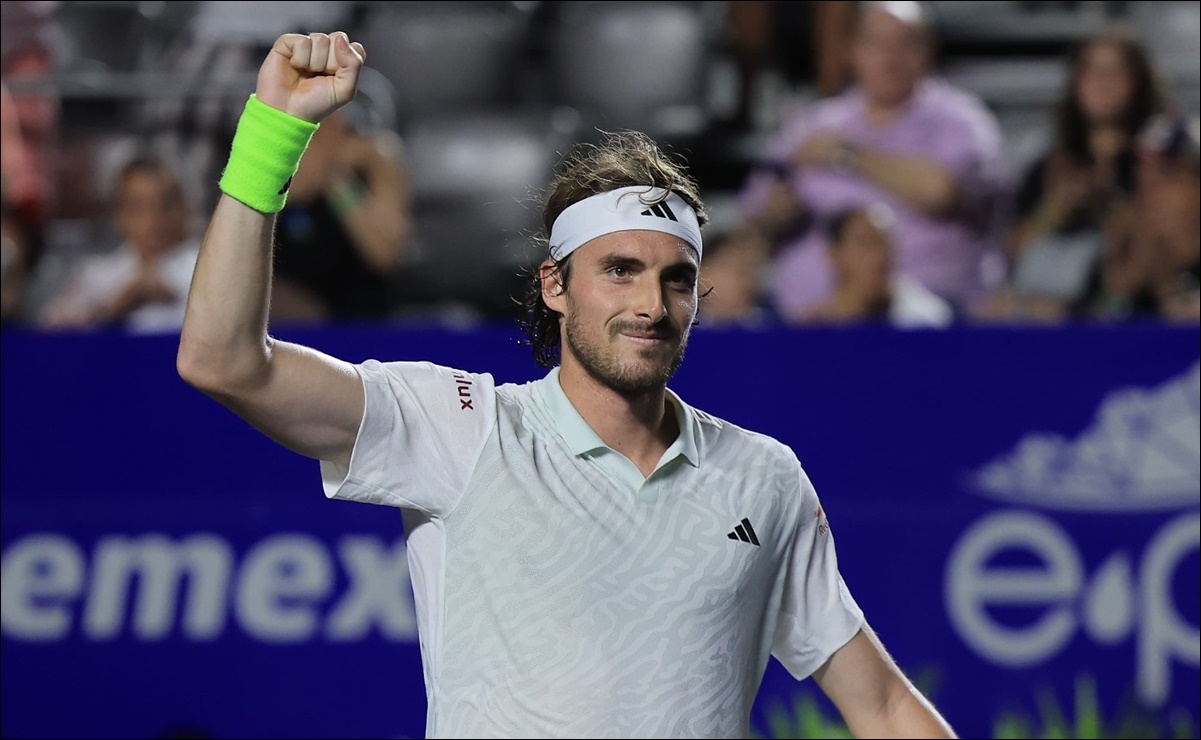 Stefanos Tsitsipas dona los primeros 5 mil dólares para Acapulco, por su victoria en el Abierto Mexicano de Tenis