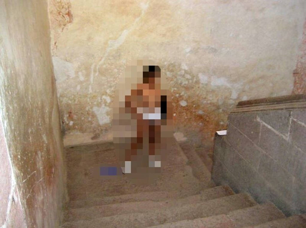 Se toma fotos desnuda en ex convento de Hidalgo