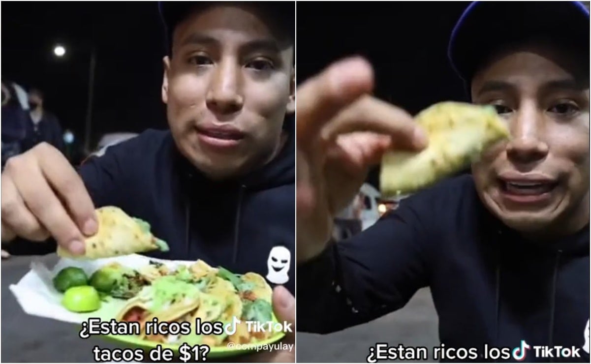 "¿De qué son?": Yulay muestra puesto de tacos donde cuestan 1 peso; se viraliza en TikTok