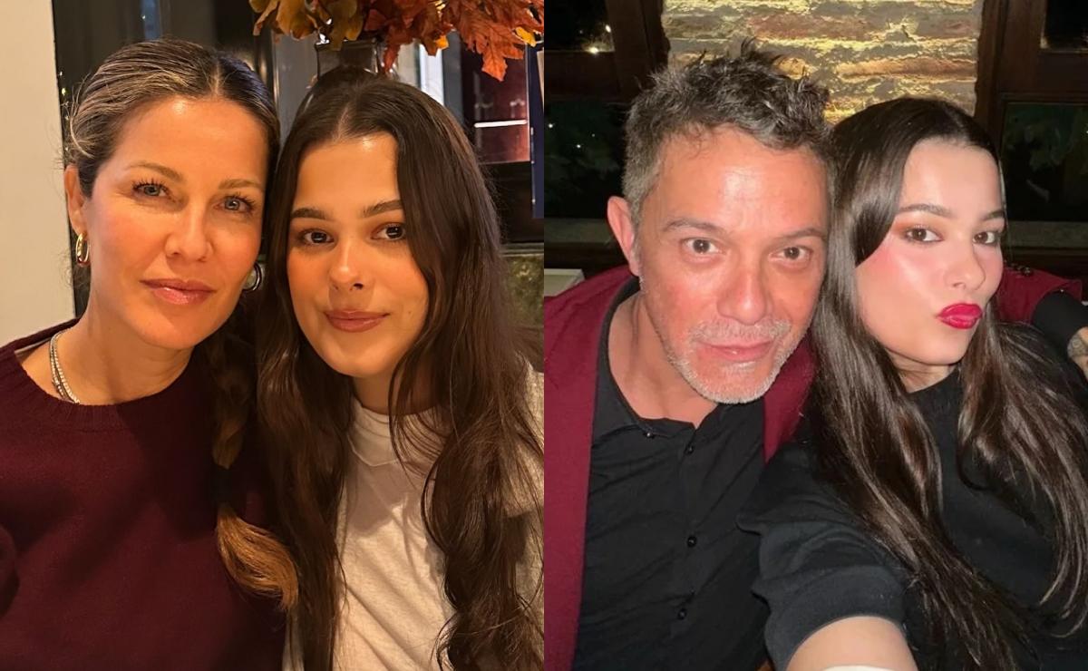 Alejandro Sanz y Jaydy Michel se reencuentran en el cumpleaños de su hija Manuela