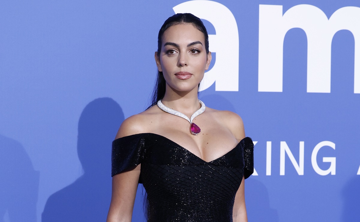 Georgina Rodríguez y su impresionante vestido negro con el que enamoró Cannes
