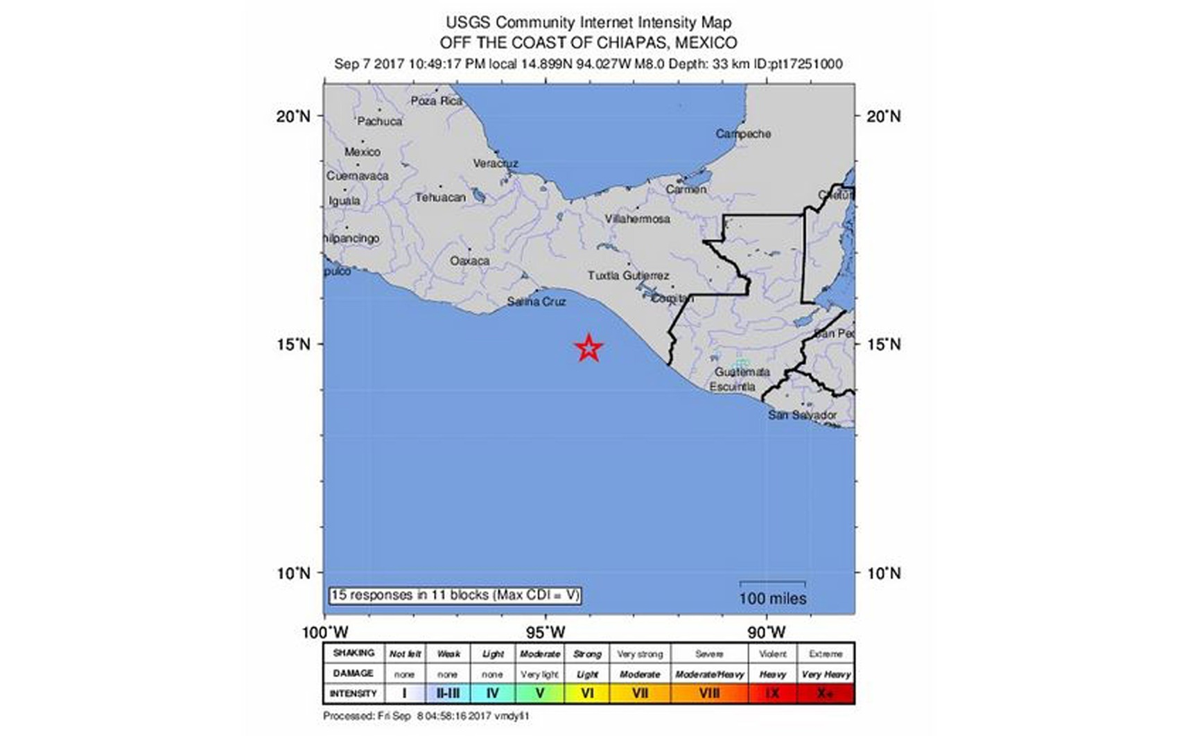 Emiten alerta de tsunami para el Pacífico mexicano tras sismo de 8.0
