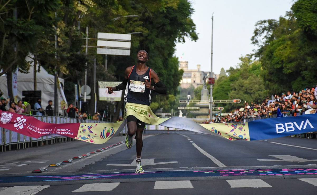 Kenia domina y se lleva el Medio Maratón de la Ciudad de México; mexicanos se quedan con los terceros lugares