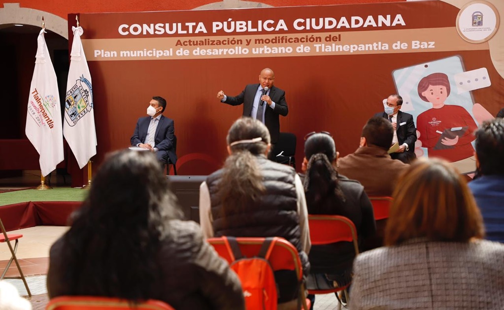 Anuncian consulta pública sobre Plan de Desarrollo Urbano en Tlalnepantla