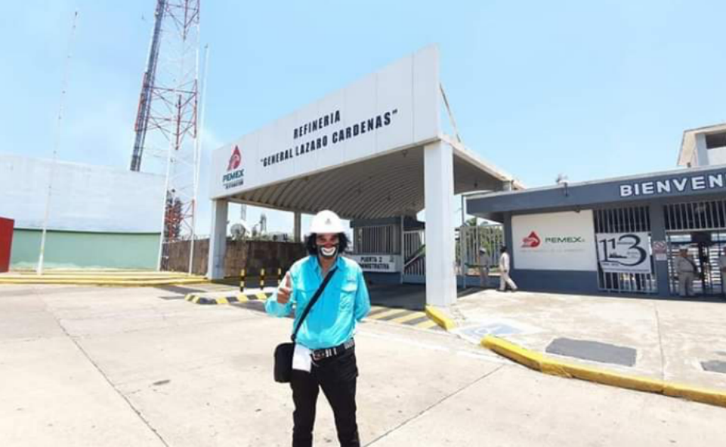Cepillín visita refinería de Minatitlán y agradece a AMLO