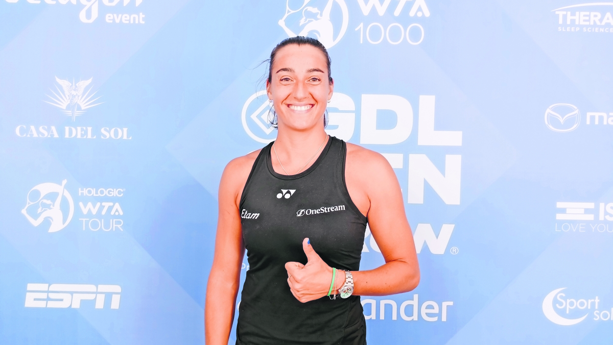 Caroline Garcia es autocrítica con su temporada y se pone '5' de calificación