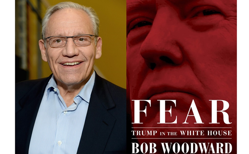 Bob Woodward describe a Trump como un inculto, colérico y paranoico en libro