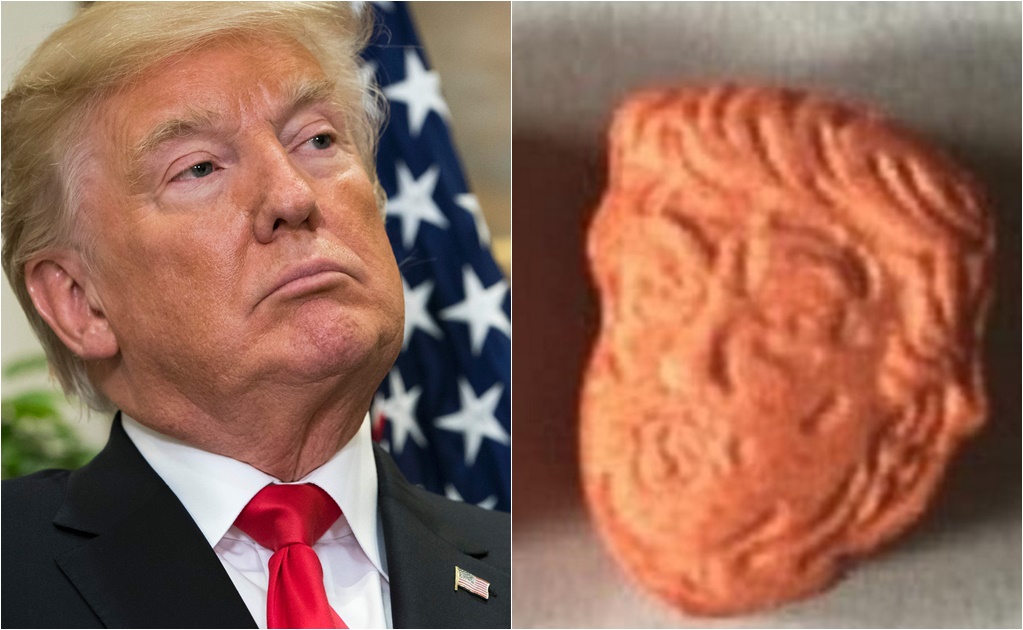Venden pastillas de éxtasis con el rostro de Donald Trump
