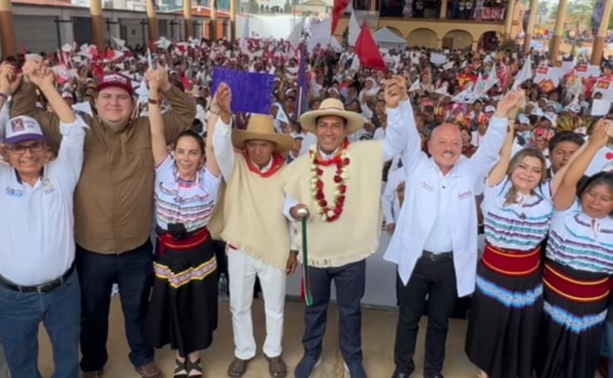 "Queremos llevar paz": Eduardo Ramírez Aguilar, candidato a la gubernatura, visita Chanal y San Cristóbal de las Casas