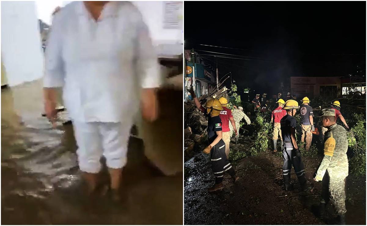 VIDEOS: Huracán "Lidia" deja un muerto e inunda hospital de Autlán, Jalisco