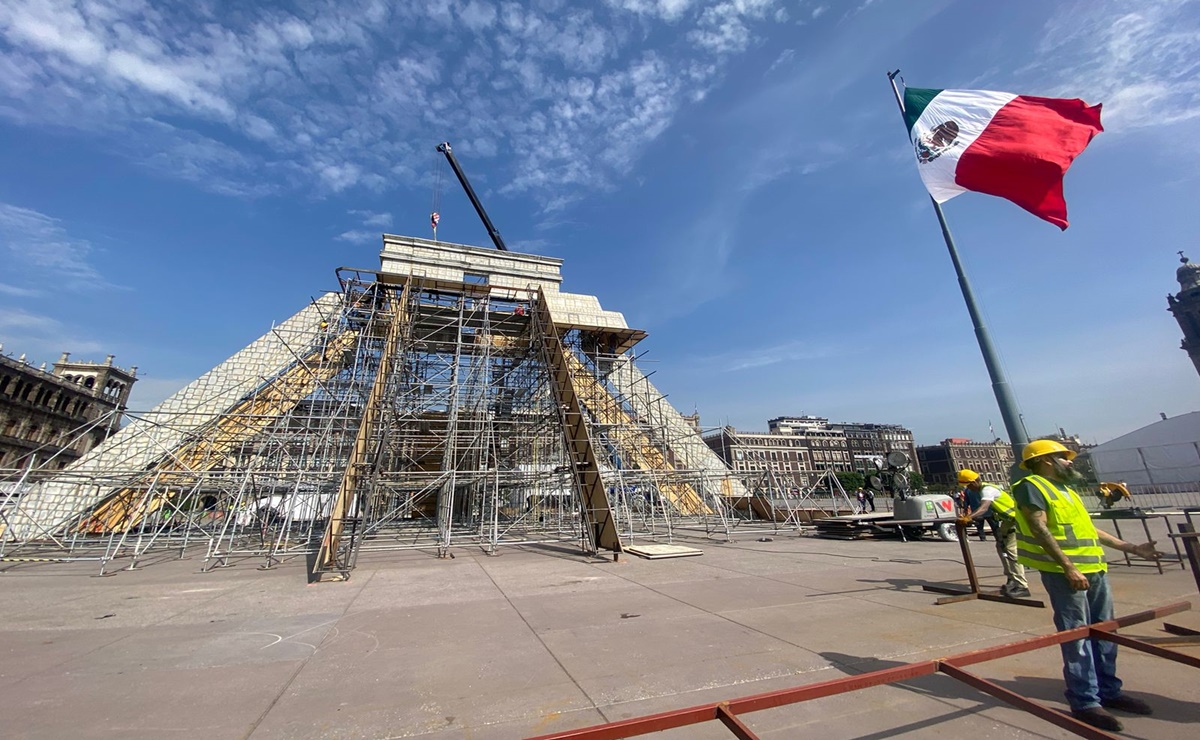 Estos son los horarios para ver el espectáculo 360 en memoria del pueblo maya y Felipe Carrillo Puerto en el Zócalo