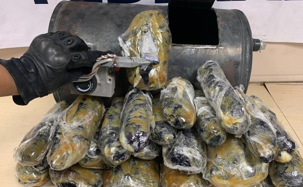 Guardia Nacional asegura 12 kilos de crystal escondidos en boiler en Sinaloa