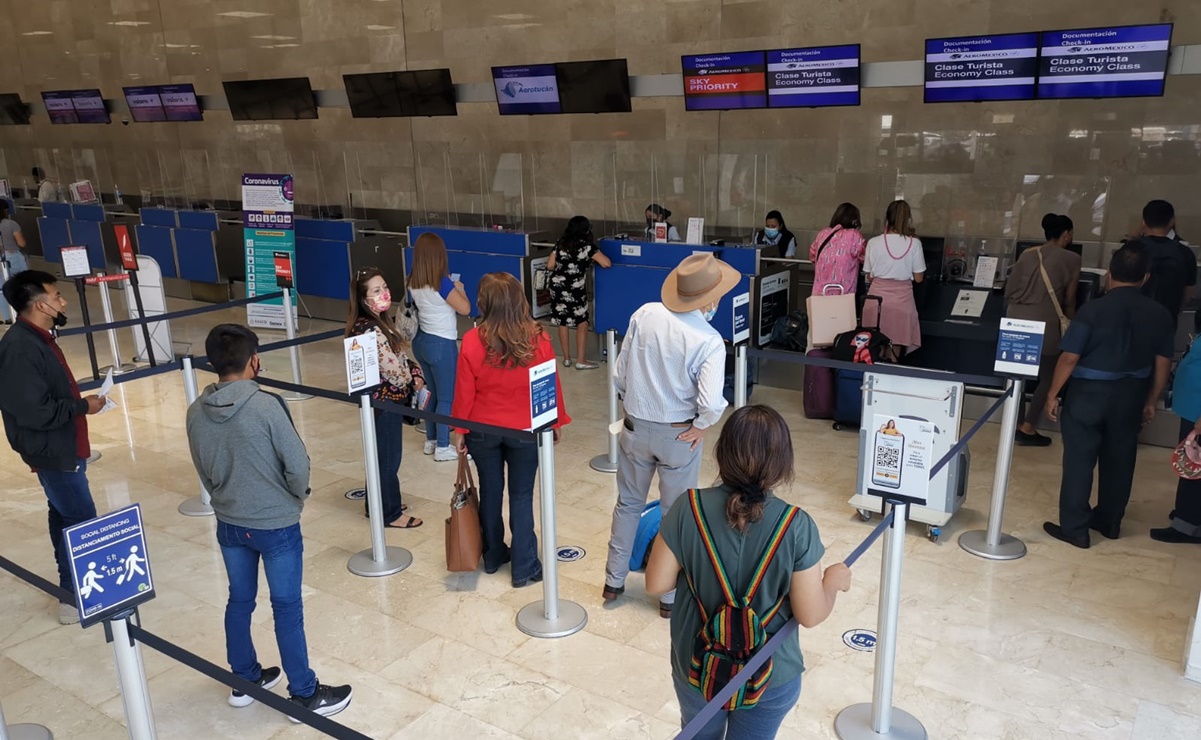 Reactivan llegadas y salidas de vuelos nacionales e internacionales en Aeropuerto de Oaxaca