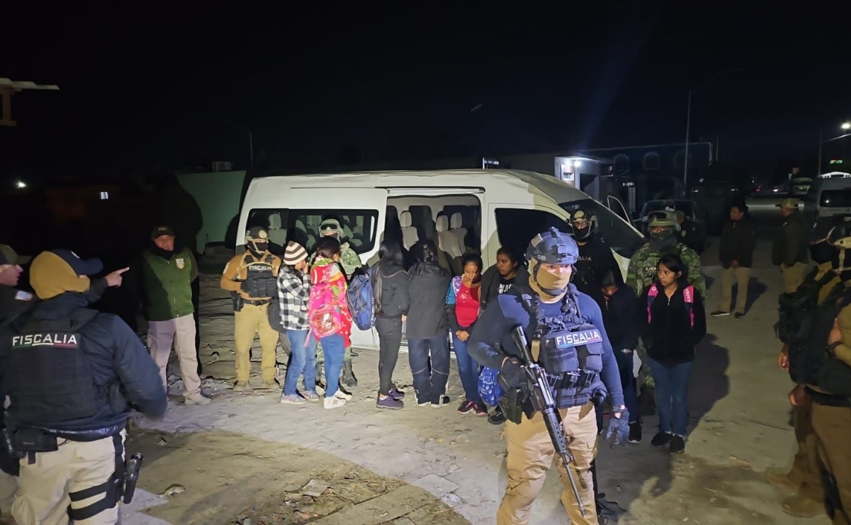 Elementos del ejército rescatan a 61 migrantes en Reynosa, Tamaulipas