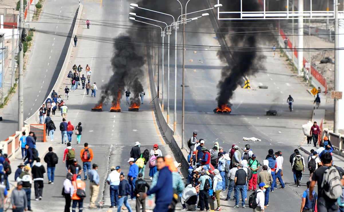 Perú: Aeropuerto de Arequipa suspende operaciones; manifestantes trataron de ingresar a instalaciones