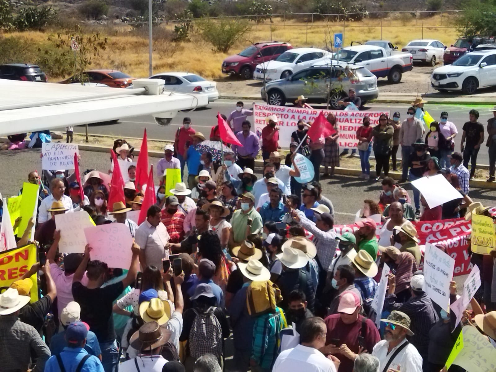 "¡No a la privatización del agua!", reclaman en Querétaro 