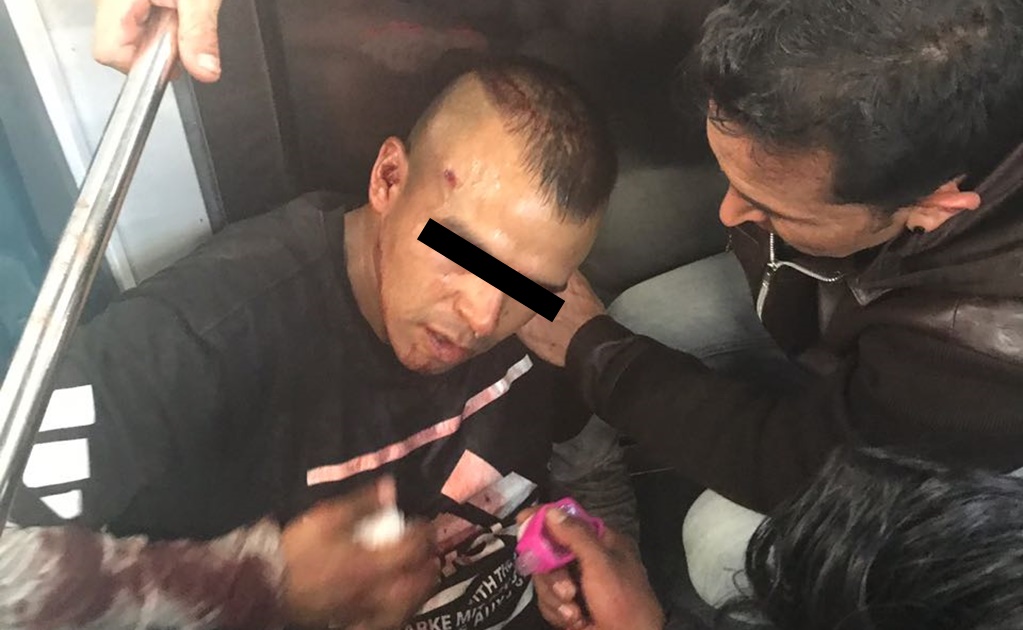 Atienden a herido con pistola dentro de Metro Romero Rubio