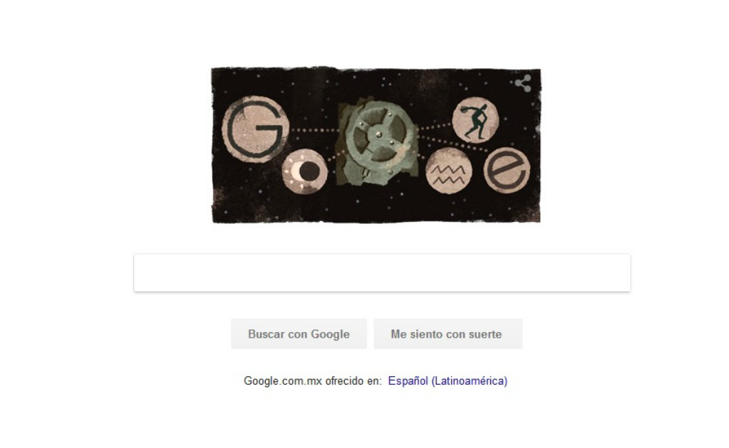 Google recuerda el descubrimiento del mecanismo de Antikythera