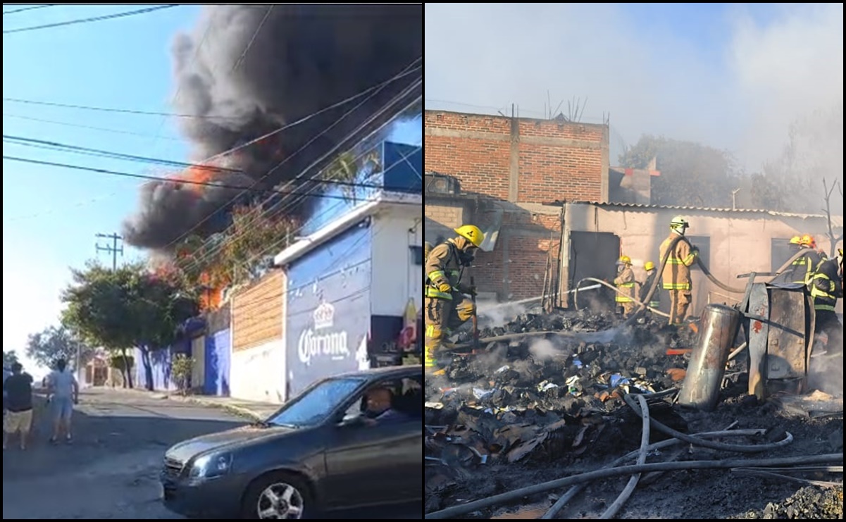 Incendio en bodega de desechos industriales deja 2 mujeres muertas en Cuernavaca, Morelos