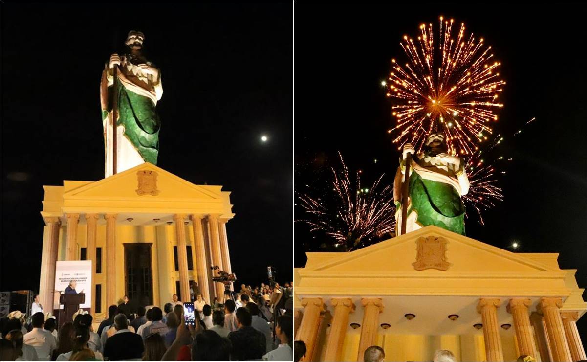 Con misa y mañanitas celebran al San Judas Gigante de Badiraguato, Sinaloa