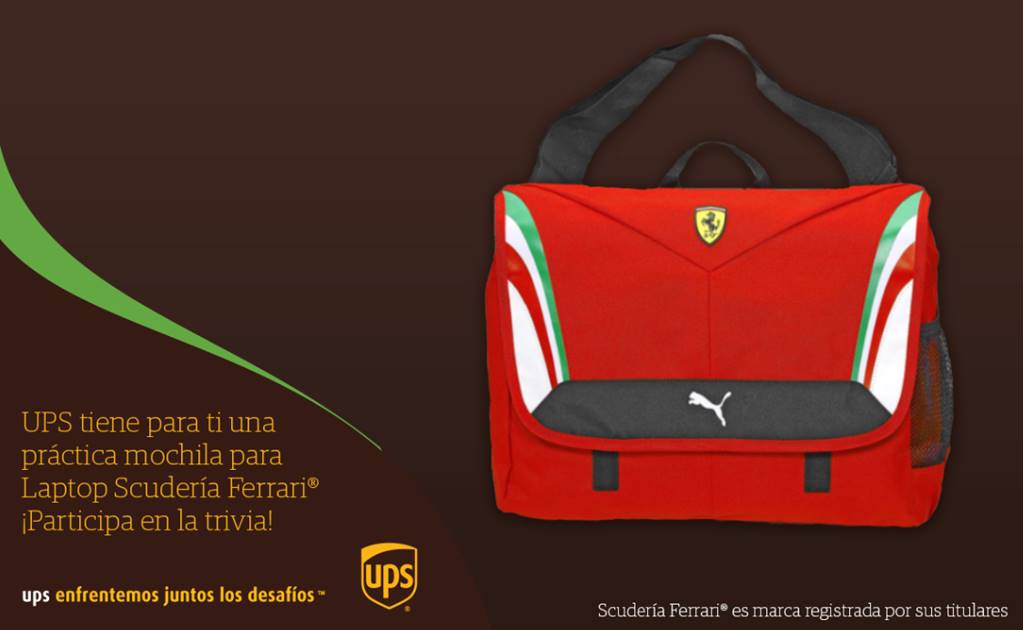 EL UNIVERSAL y UPS México te regalan una mochila para laptop