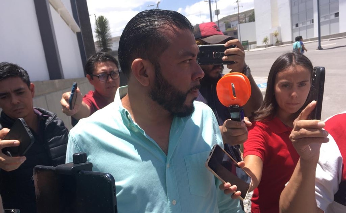 Presidente municipal de Matehuala sale de la FGE tras someterse a pruebas de voz