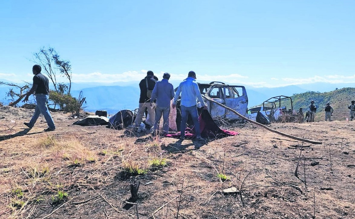 Ataque deja  cinco  calcinados en Sierra