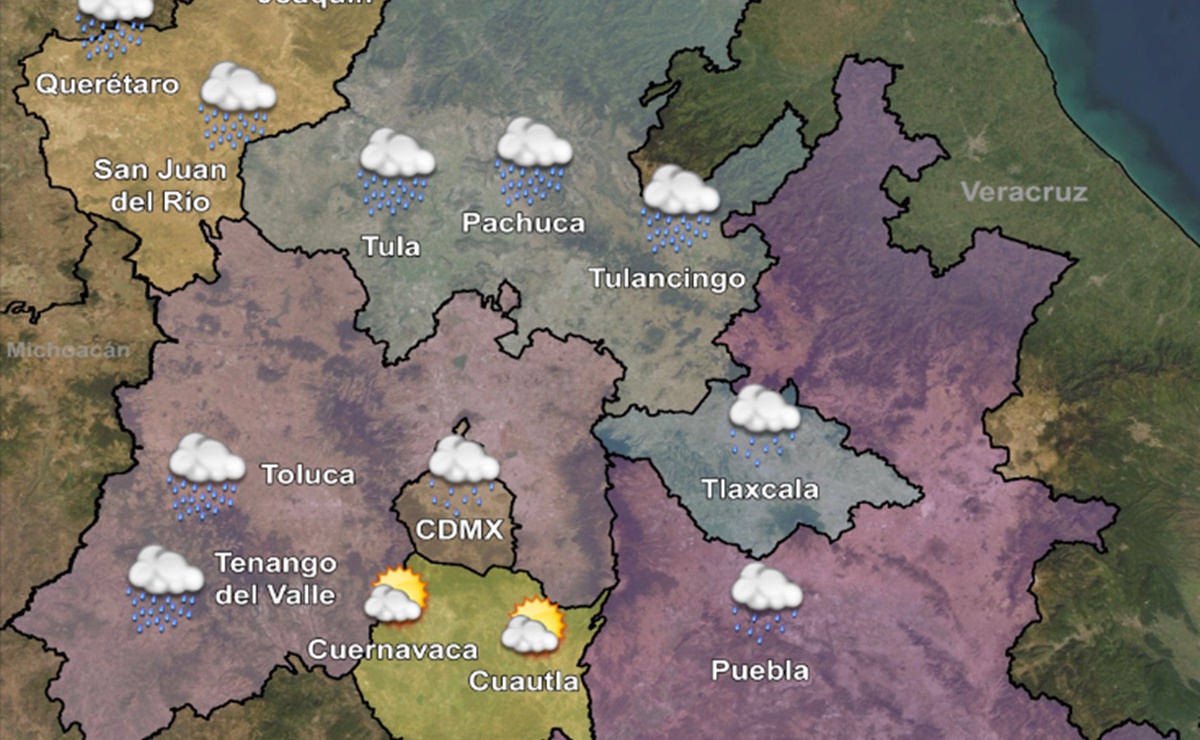 Masa de aire frío mantendrá bajas temperaturas en Valle de México; lluvias aisladas en la CDMX (5 de diciembre)