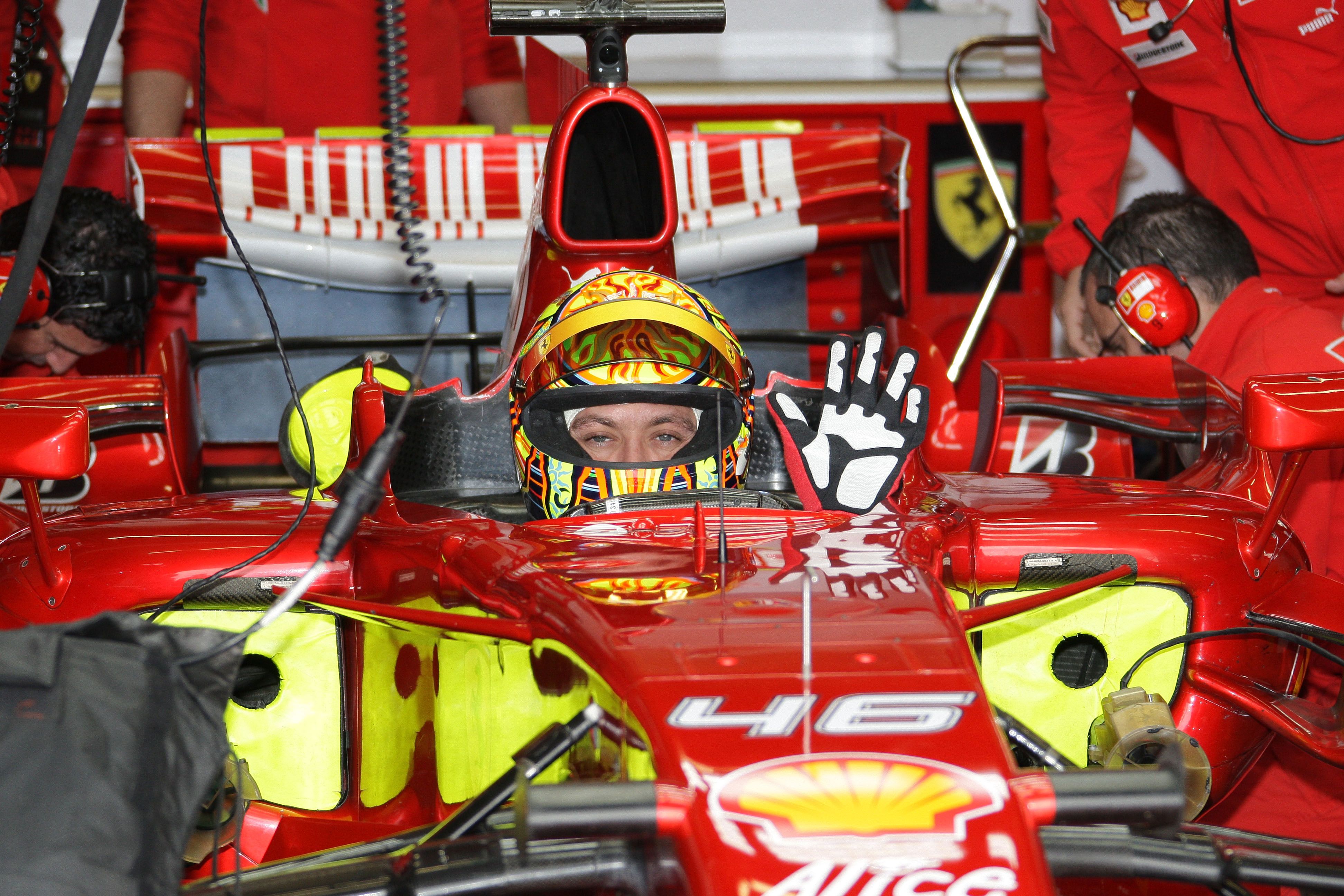 Valentino Rossi y Ferrari: cuando un campeón de Moto GP casi conduce en la F1