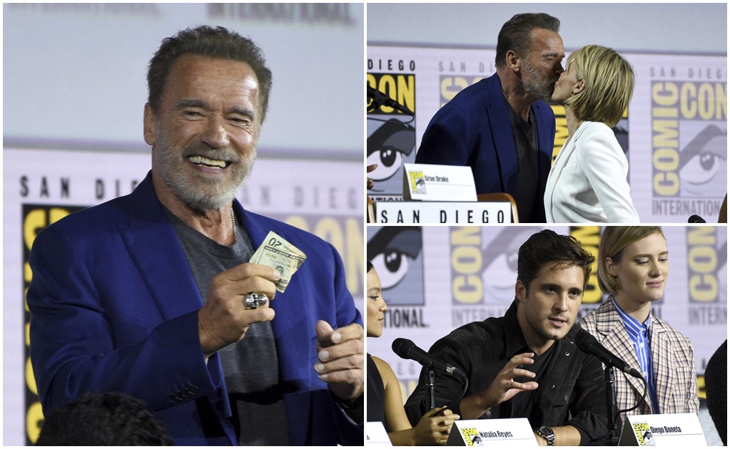 Schwarzenegger y Linda Hamilton presentan un Terminator latino