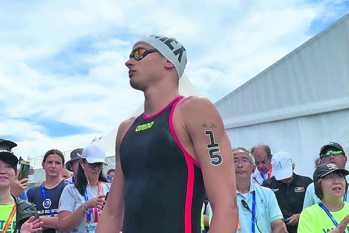 Santiago Gutiérrez, con la natación como aliada rumbo a los Panamericanos