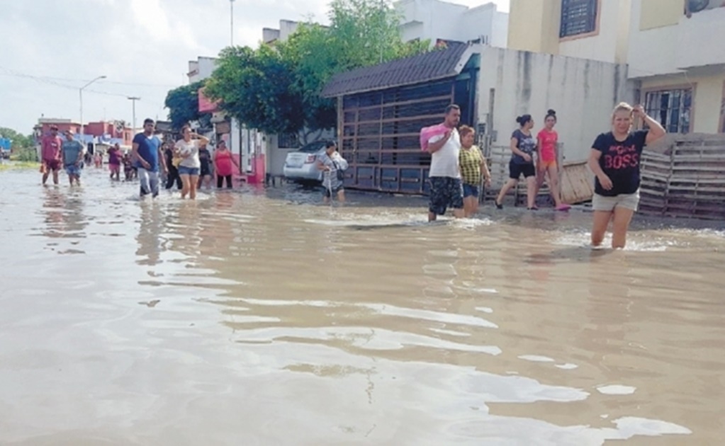 Registran inundaciones en Fresnillo, Zacatecas, por lluvias intensas
