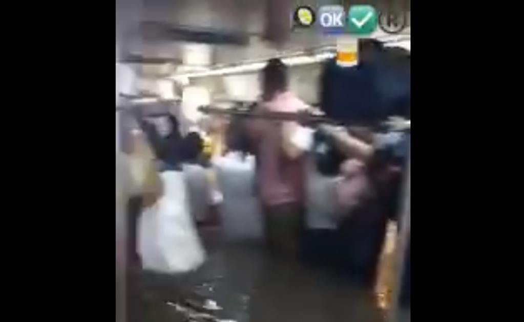 Video. Así se inundó el tren ligero de Guadalajara por las lluvias