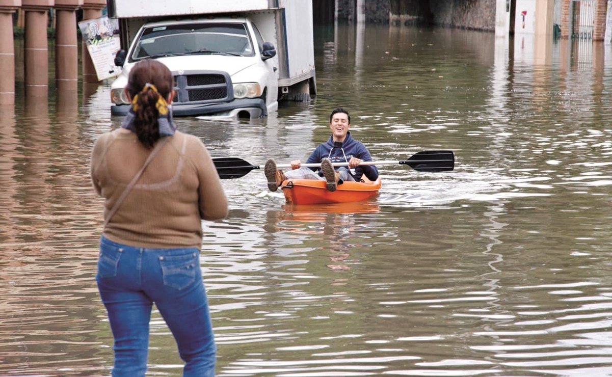 Aplican Plan DN-III tras fuertes lluvias e inundaciones en Querétaro