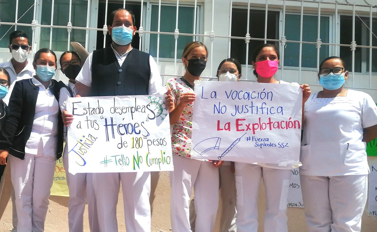 "De héroes a desempleados", enfermeros Covid son despedidos tras un año de atender pandemia